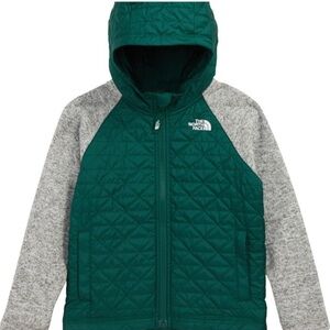 North Face boys quilted fleece jacket